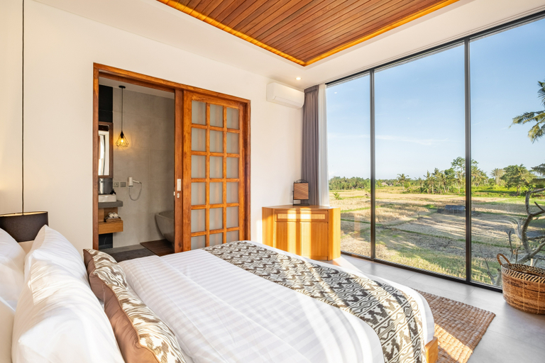 Bedroom 3, One Bedroom Villa Temple Tree By Soobali - Ubud - Rice Field View, Gianyar