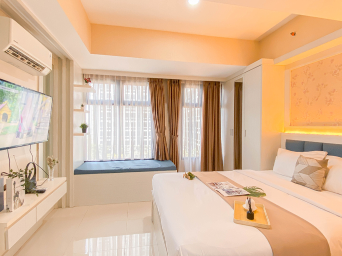 Others 2, Cream Toned and Compact Studio Apartment Pollux Chadstone By Travelio, Cikarang