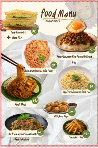 Food & Drinks 4, Kayan Hostel By Zuzu, Muang Chiang Mai