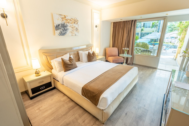 Bedroom 2, Paradise Inn Beach Resort – Maamoura, Al-Muntazah