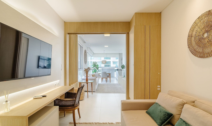 Living area 3, Apartment w/ Barbecue 240m From the Beach Ehi0401, Itajaí