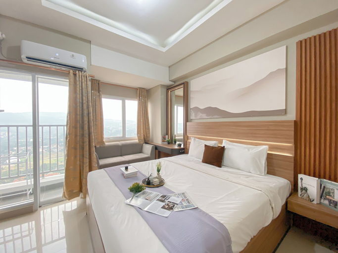 Room 2, Modern Scandinavian Studio At Lrt City Sentul - Royal Sentul Park Apartment, Bogor