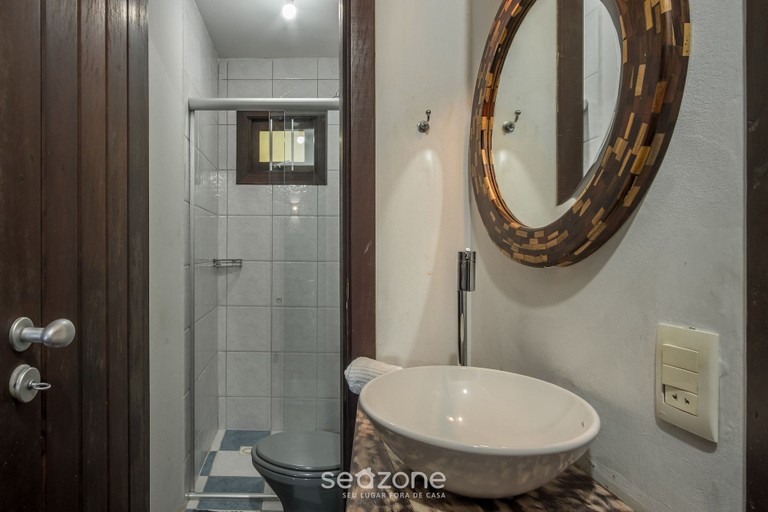 Bathroom, House With sea View in Garopaba Psv000, Garopaba