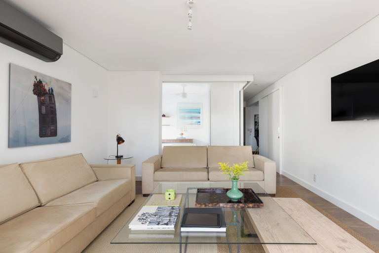 Living area 3, Conforto e Sofisticação no Itaim, São Paulo