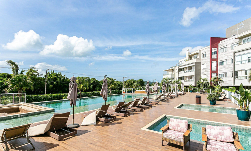 Pool 4, Apart in Thai Beach Home Spa Cond sea Front Tbs106, Florianopolis