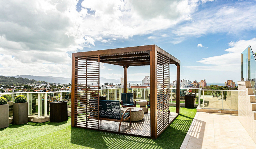 Terrace/patio 5, Sophisticated fit With 3 Suites Jurere Les403, Florianopolis