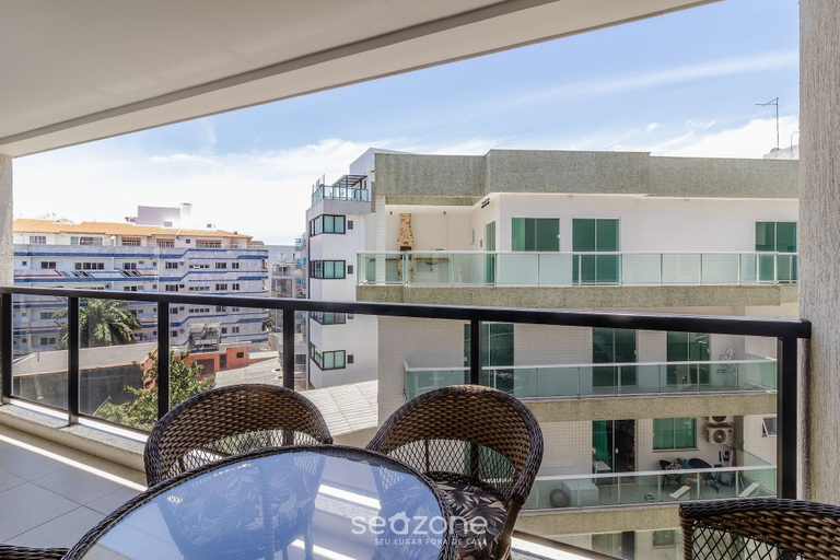 Outdoor dining, Charming apt in Cabo Frio Sda311, Cabo Frio