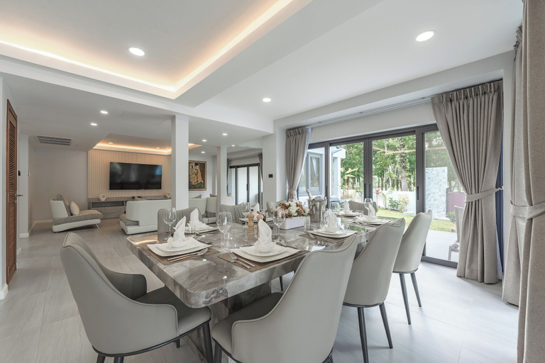 Dining, Golfside 5BRVilla with Private Pool V192, Pulau Phuket