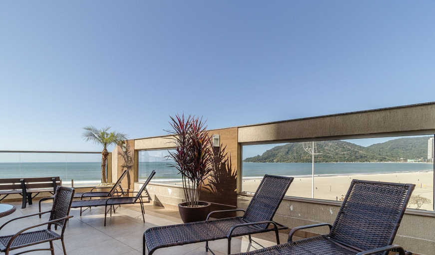 Terrace/patio, Hermoso Apt la Orla de Balneário Camboriú CET1604, Balneário Arroio do Silva