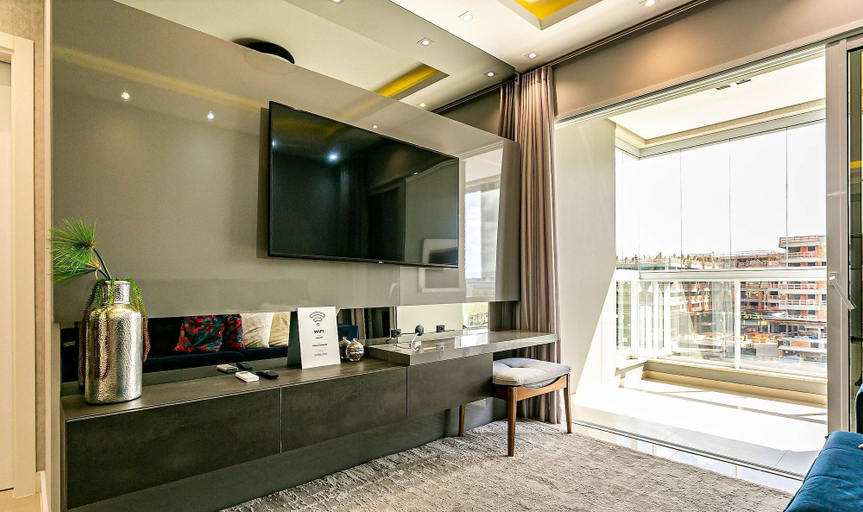 Living area 2, Sophisticated fit With 3 Suites Jurere Les403, Florianopolis