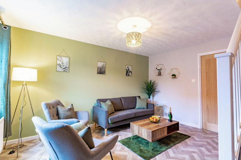 Living area, Goldcrest House, Nottingham