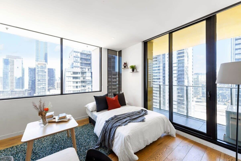 Interior 5, A Chic 2BR Apt, City Views Near Southern Cross, Melbourne