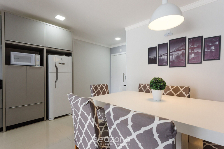 Private kitchen 2, Beautiful Seaside Apartment With Barbecue Rmi0007, Florianopolis