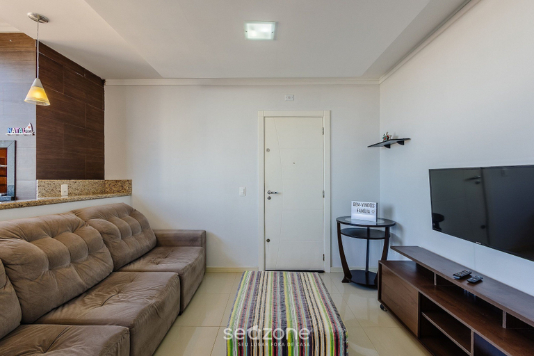 Living area 4, Apto c/ Churrasqueira a 240m da Praia LUP0302, Barra Velha