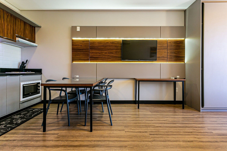 Private kitchen 2, Studio in Condominium With Pool 700m Beach Sti210, Florianopolis