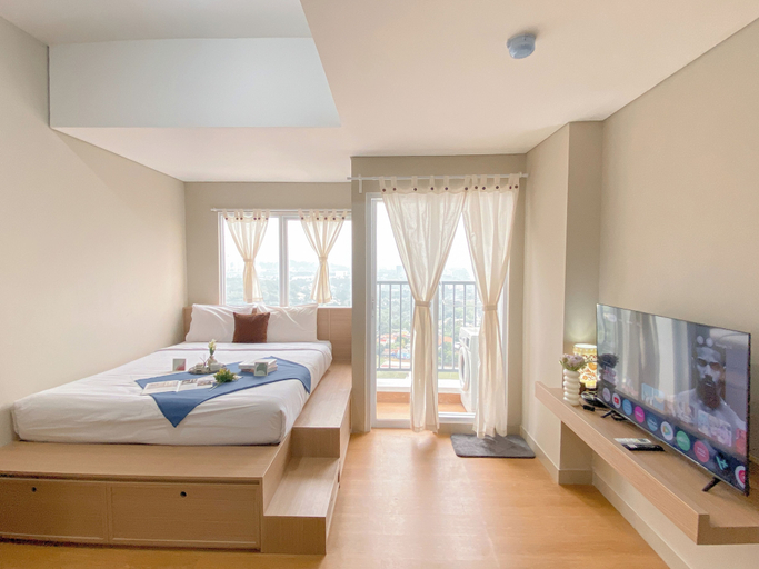 Interior, Modern Minimalist Studio Apartment Lrt City Sentul - Royal Sentul Park, Bogor