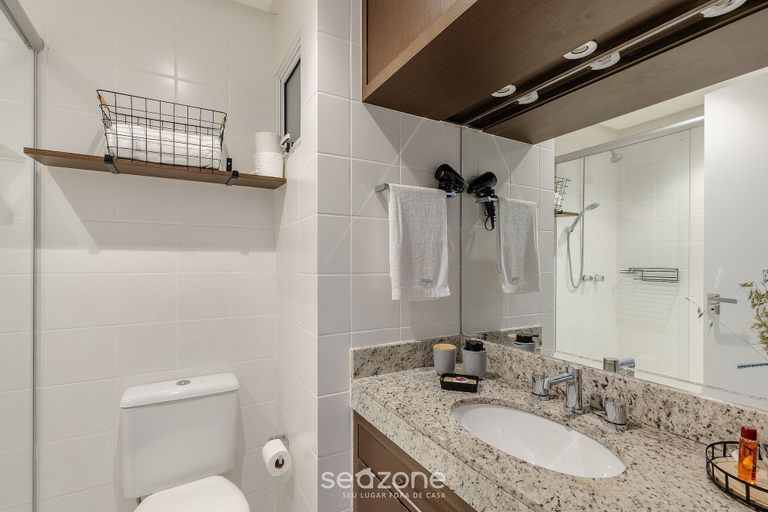 Bathroom, Studio in Condominium With Pool and Gym Nwc1510, Curitiba