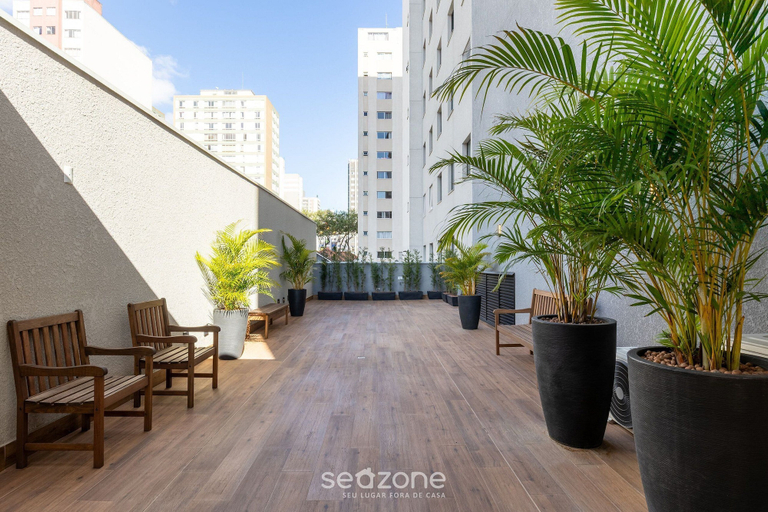 Terrace/patio, Apt w/ Amazing View in Curitiba Nfe0708, Curitiba