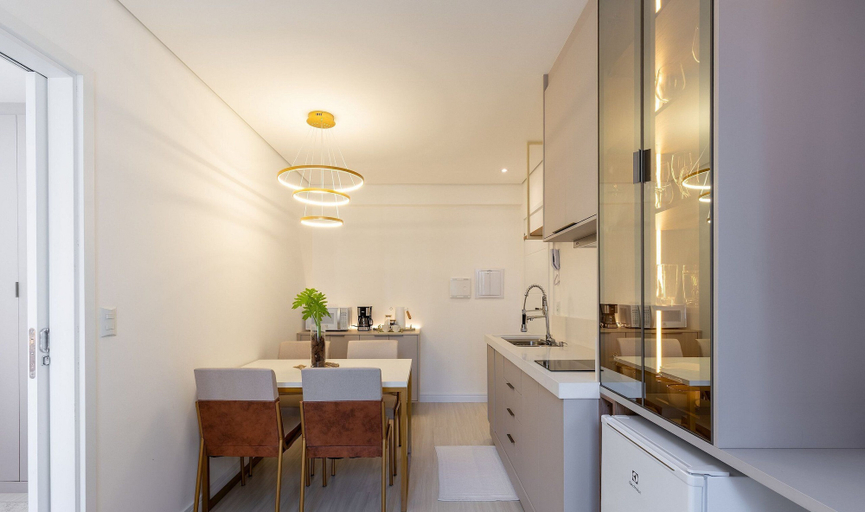 Private kitchen, Apt w/ Amazing View in Curitiba Nfe0708, Curitiba