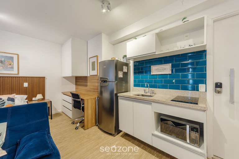 Private kitchen, Apt With Balcony 750m From Batman Alley Pdm0208, São Paulo