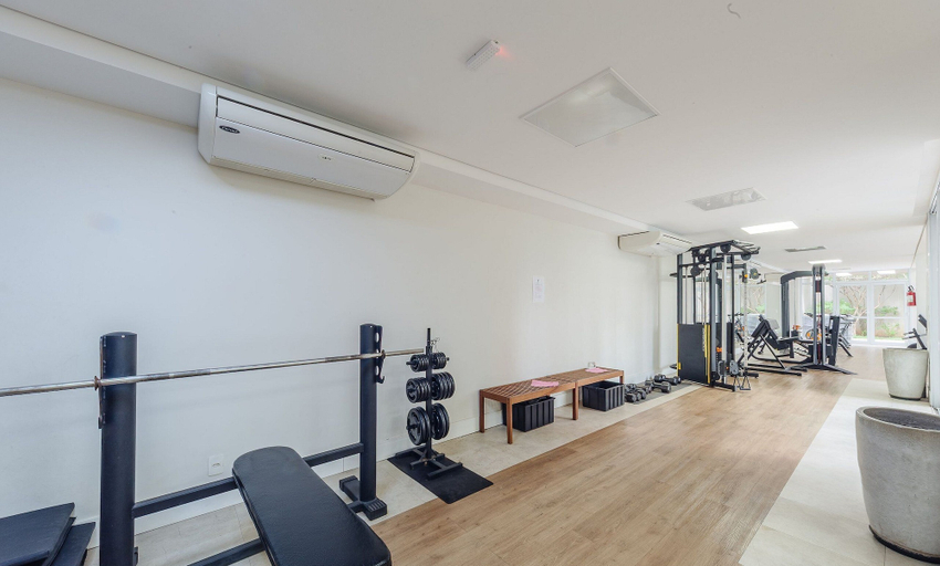 Fitness facility 3, Apt With Balcony 750m From Batman Alley Pdm0208, São Paulo