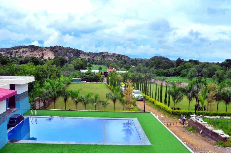 Pool, Kisan Farm House | Serene 2BR Villa with Private Pool & Garden, Hillside Stay, Rajsamand