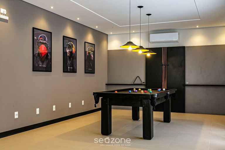 Game room, Modern Studio w/ Family in English Sti105, Florianopolis