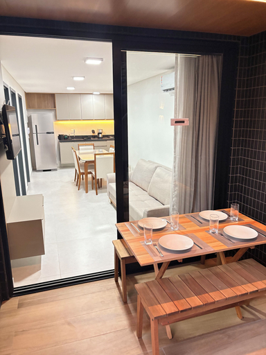 Porch 3, Melhores Flats - Jacuzzi privativa, Cabedelo