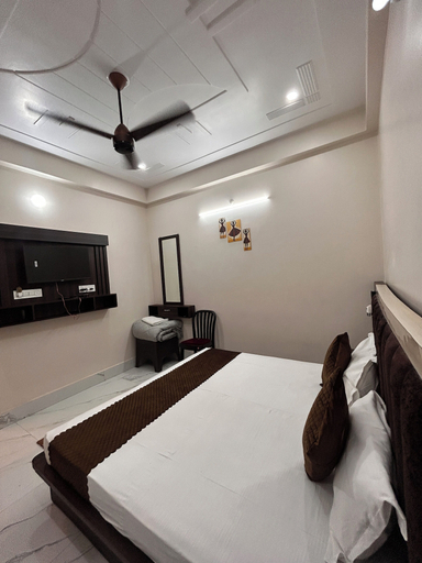 View from room, Swimming Pool Hotel G resort Near temple, Puri