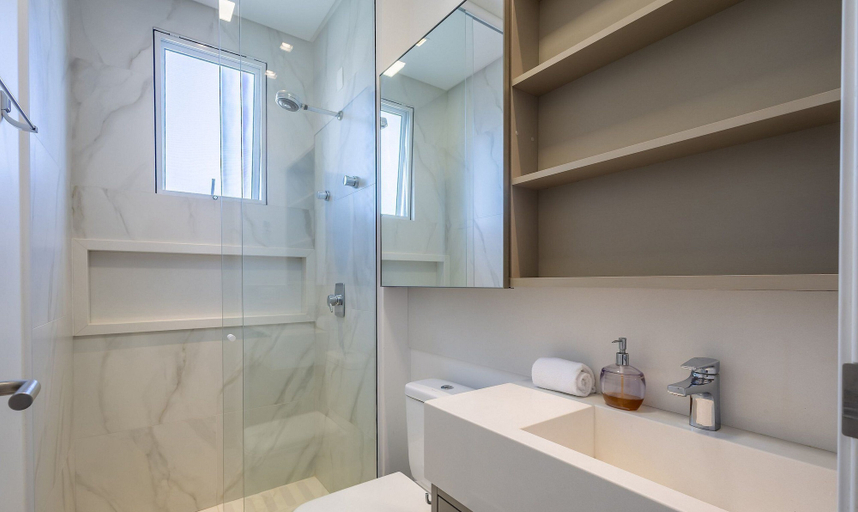 Bathroom 5, Sophisticated Stay 200m From Praia Brava - EHI, Itajaí