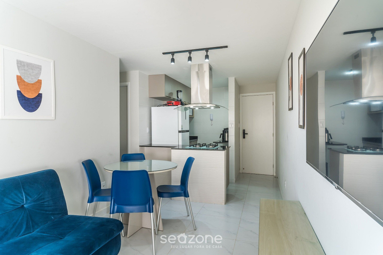 Living area 5, Apto a 2 min da Praia em cond. c/piscina PTA0104, Cabedelo