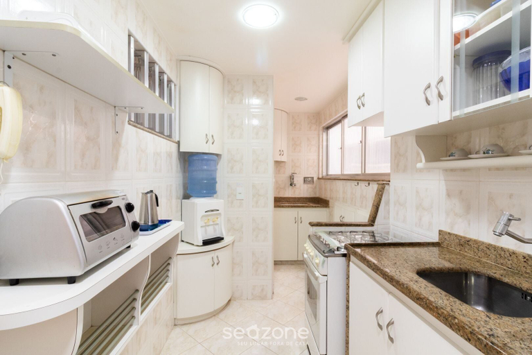 Private kitchen, Comfortable Apartment 50m From Forte Beach Mzd0308, Cabo Frio