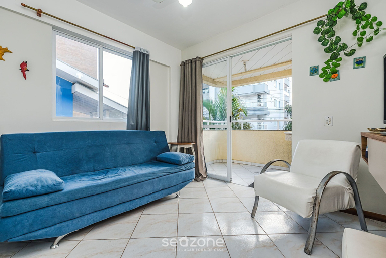 Living area 4, 2BR apt W/balcony 220m Bombas Fdl103, Bombinhas