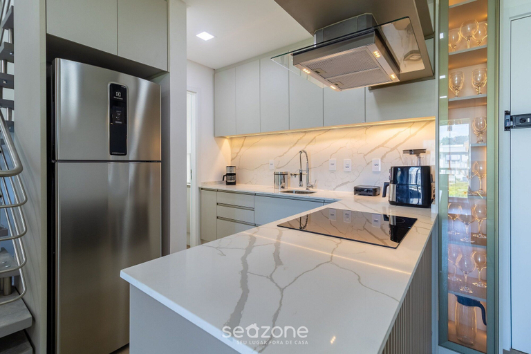 Private kitchen 2, Comfort and Pool Near the Beach - Rhl0302, Florianopolis