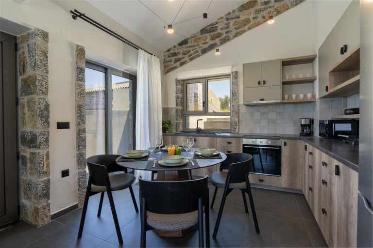 Kitchen 4, Villa Rea - With Private Heated Pool, Crete