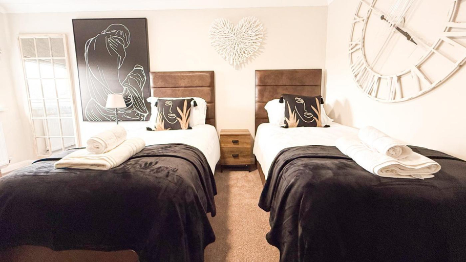 Bedroom 2, Wheyrigg Hall Hotel, Cumbria