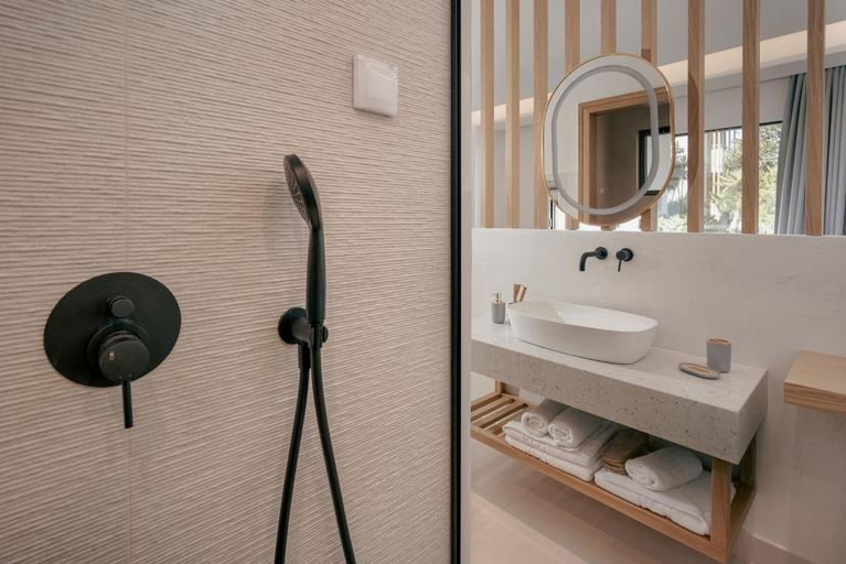 Bathroom 2, Galazio Apartments And Suites, Crete