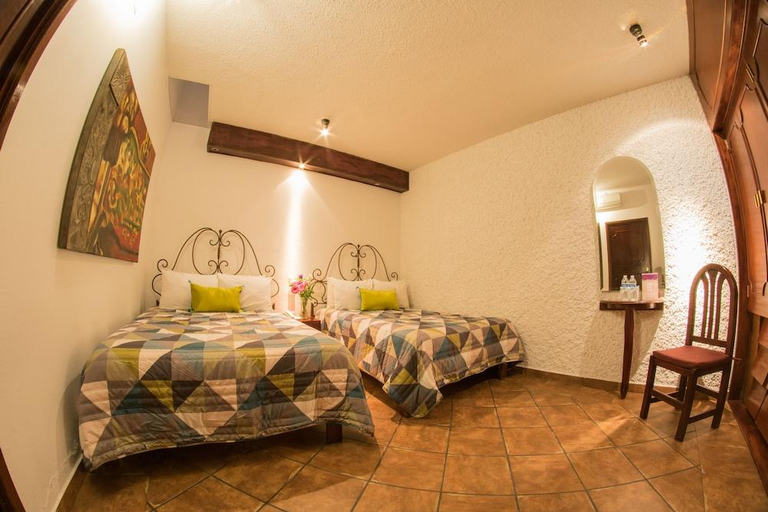 Bedroom, Hotel Meson de los Remedios, Morelia