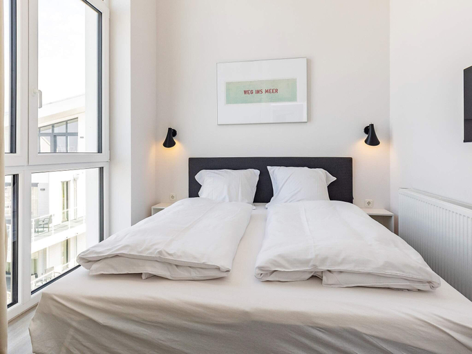 Bedroom, Penthouse apartment at Marina Wendtorf, Plön