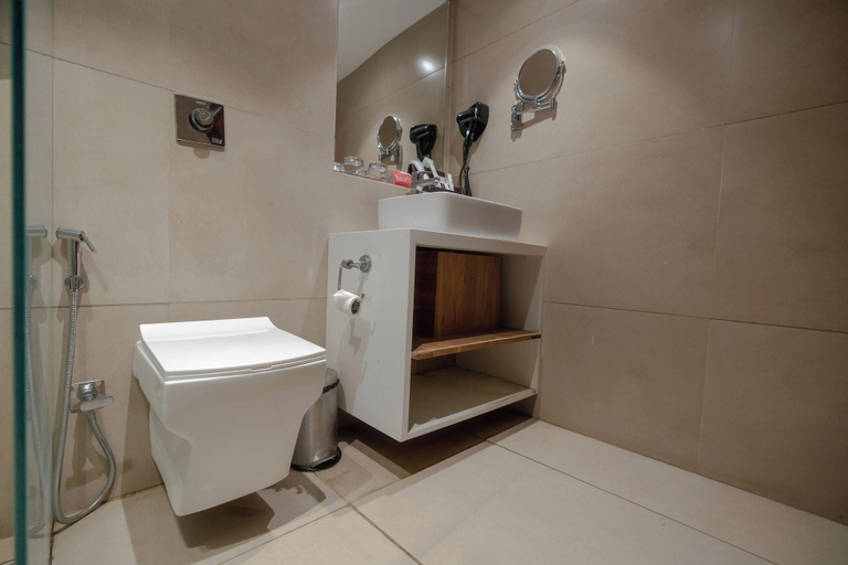 Bathroom 4, Hotel KK By Spree Rajkot, Rajkot