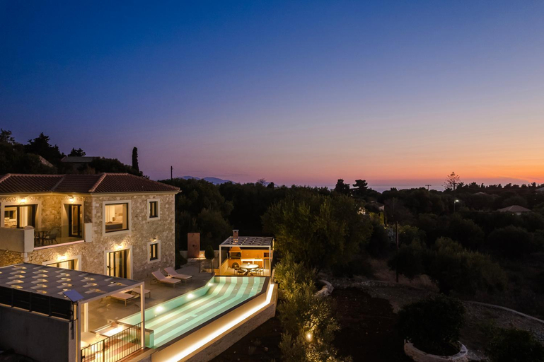 Exterior & Views 2, Majestic Stone Villa Sea View Pool, Ionian Islands