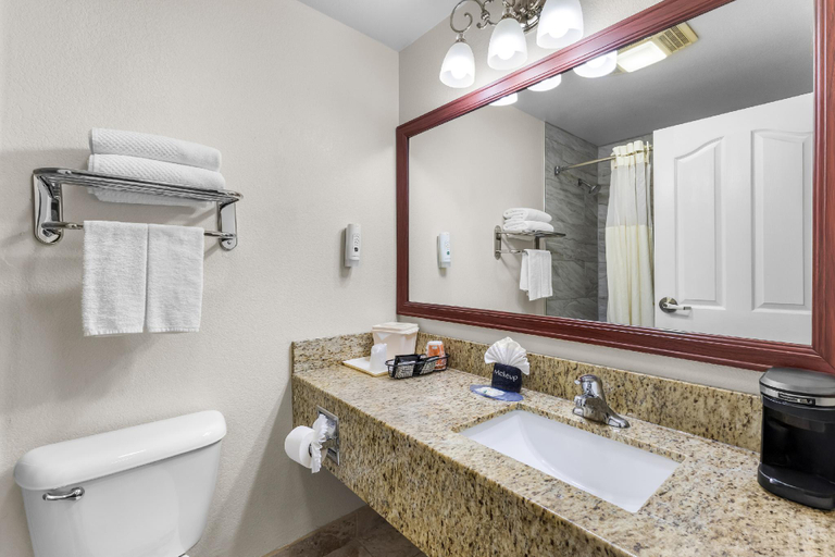 Bathroom 4, Quality Inn & Suites Airport West, Salt Lake