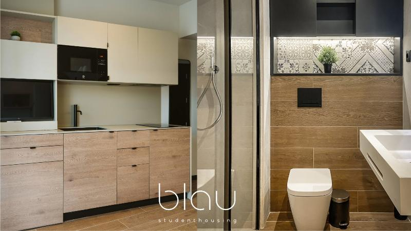 Bathroom 4, BLAU Student Housing & Language Academy, Barcelona