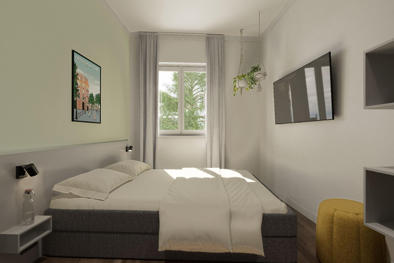 Bedroom 2, Homaris Apartments Frankfurt, Frankfurt am Main