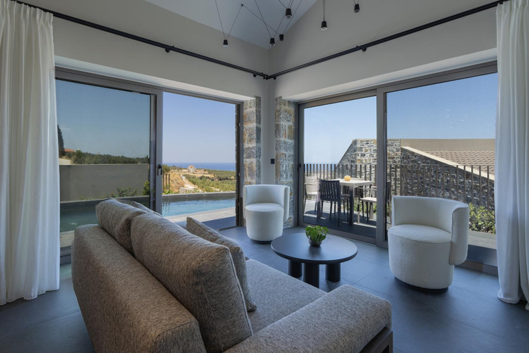 Balcony/terrace, Villa Ioannis - With Private Heated Pool, Crete
