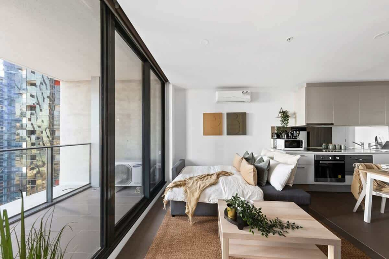 Interior 2, Modern Apartment Steps From Central Station, Melbourne