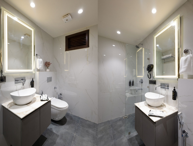 Bathroom 3, Saltstayz Premier Naraina Central Delhi, Delhi
