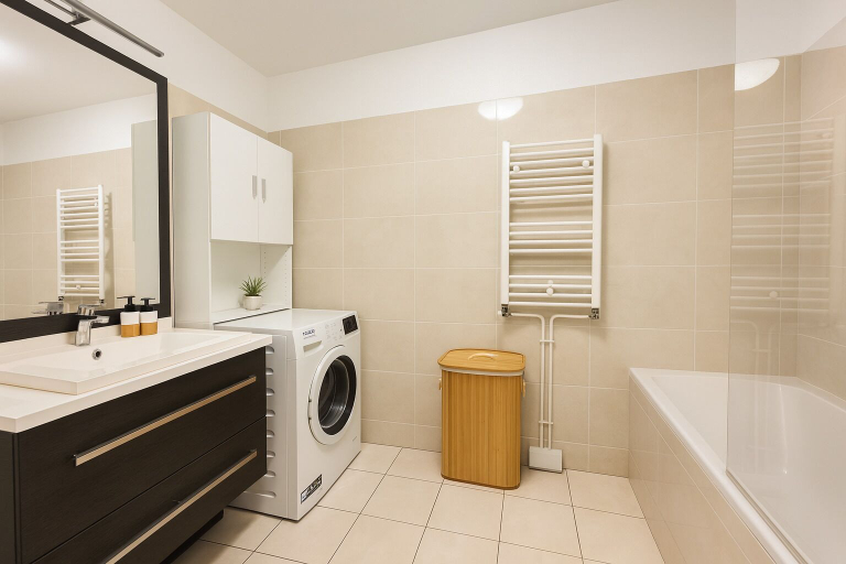 Bathroom 5, Spacieux 4 pièces à Issy-les-Moulineaux, Hauts-de-Seine