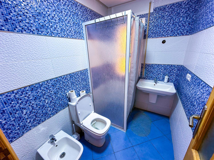 Bathroom, Luxury duplex with private pool - Sea view & wifi, Tétouan