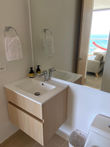 Bathroom 4, Blue Loft ocean view rooftop pool + prime location, Santa Marta (Dist. Esp.)